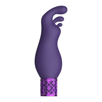 Royal Gems Exquisite Rechargeable Silicone Bullet Purple